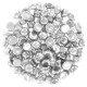 Czech 2-hole Cabochon beads 6mm Crystal Labrador Full